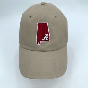 Fan Favorite Hat Alabama State Tan Beige “A” Crimson Tide Baseball Cap One Size